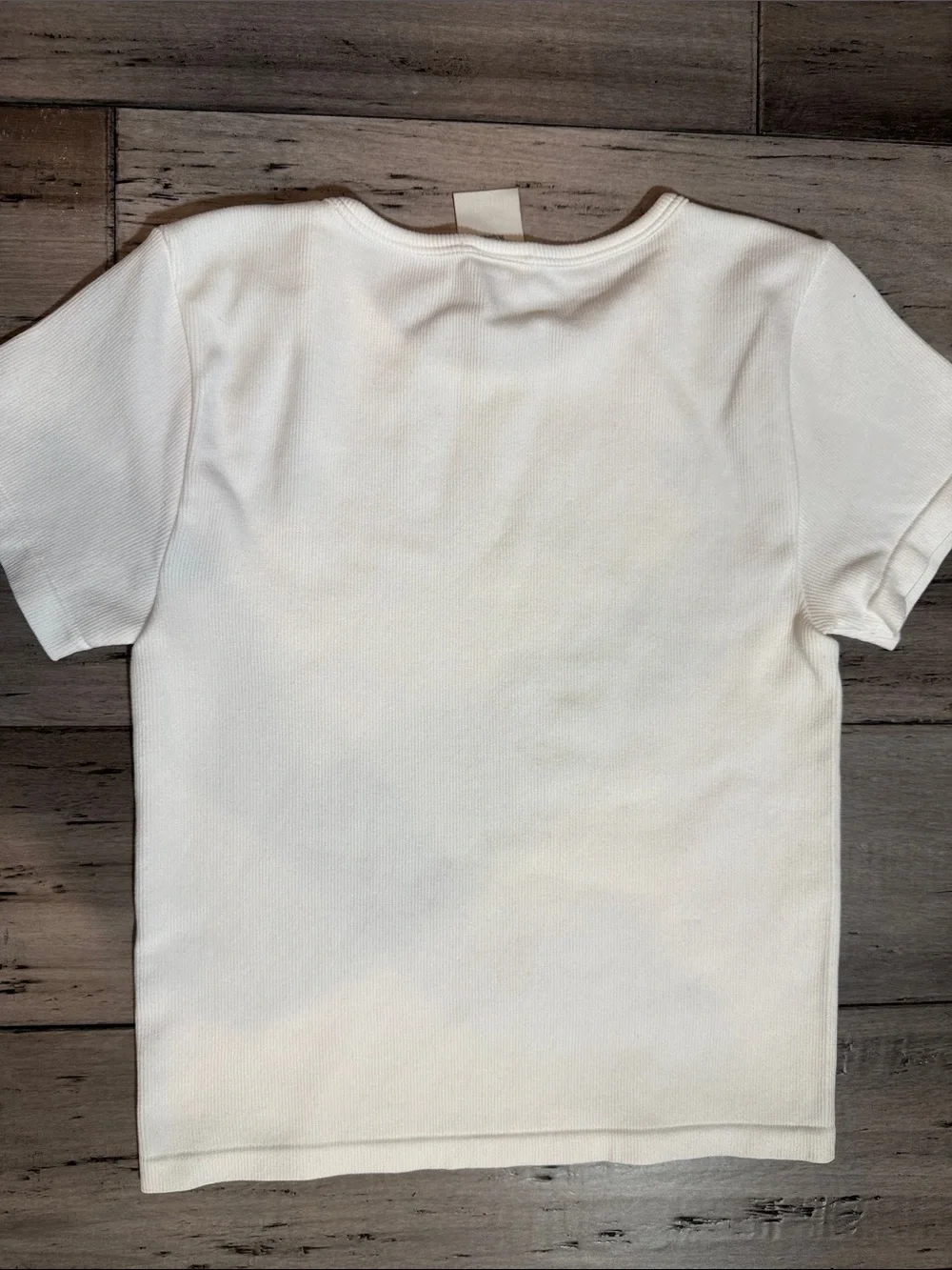 White Kids Short-Sleeve Tee - Classic Crewneck